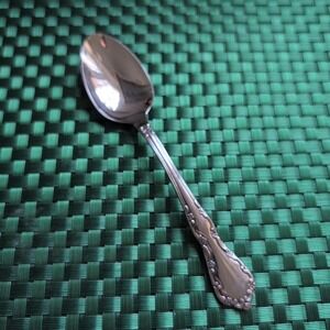 1 Oneida MANSION Hall Teaspoon Stainless Glossy Single Spoon Vtg Distinction USA